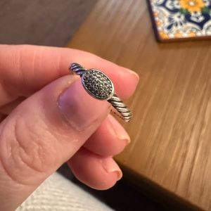 David Yurman Cable Collectibles Oval Stack Ring size 7